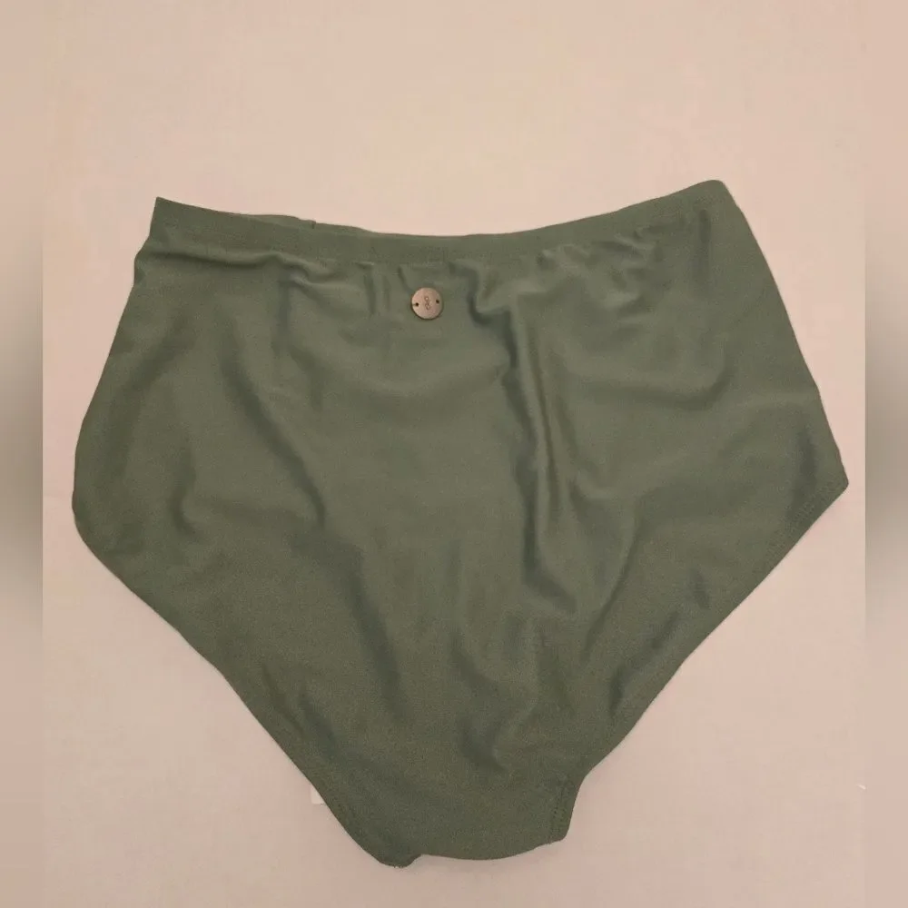 Lilly & Lime Olive High Waisted Bottom Size 6